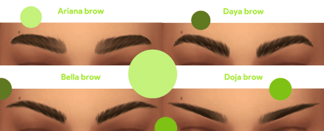 Галерея мода Сет бровей The Brow Set by Greenllamas #1
